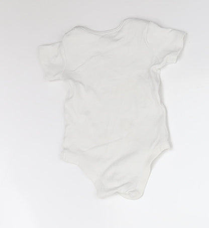 TU Baby White Floral  Babygrow One-Piece Size 3-6 Months
