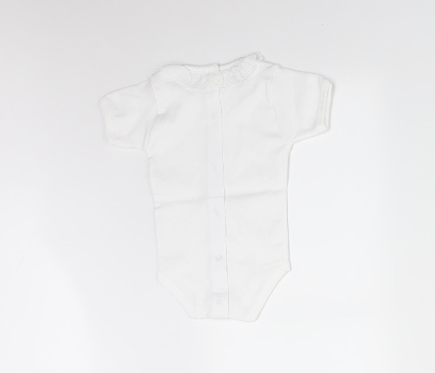 BABIDU Baby White   Babygrow One-Piece Size 3-6 Months