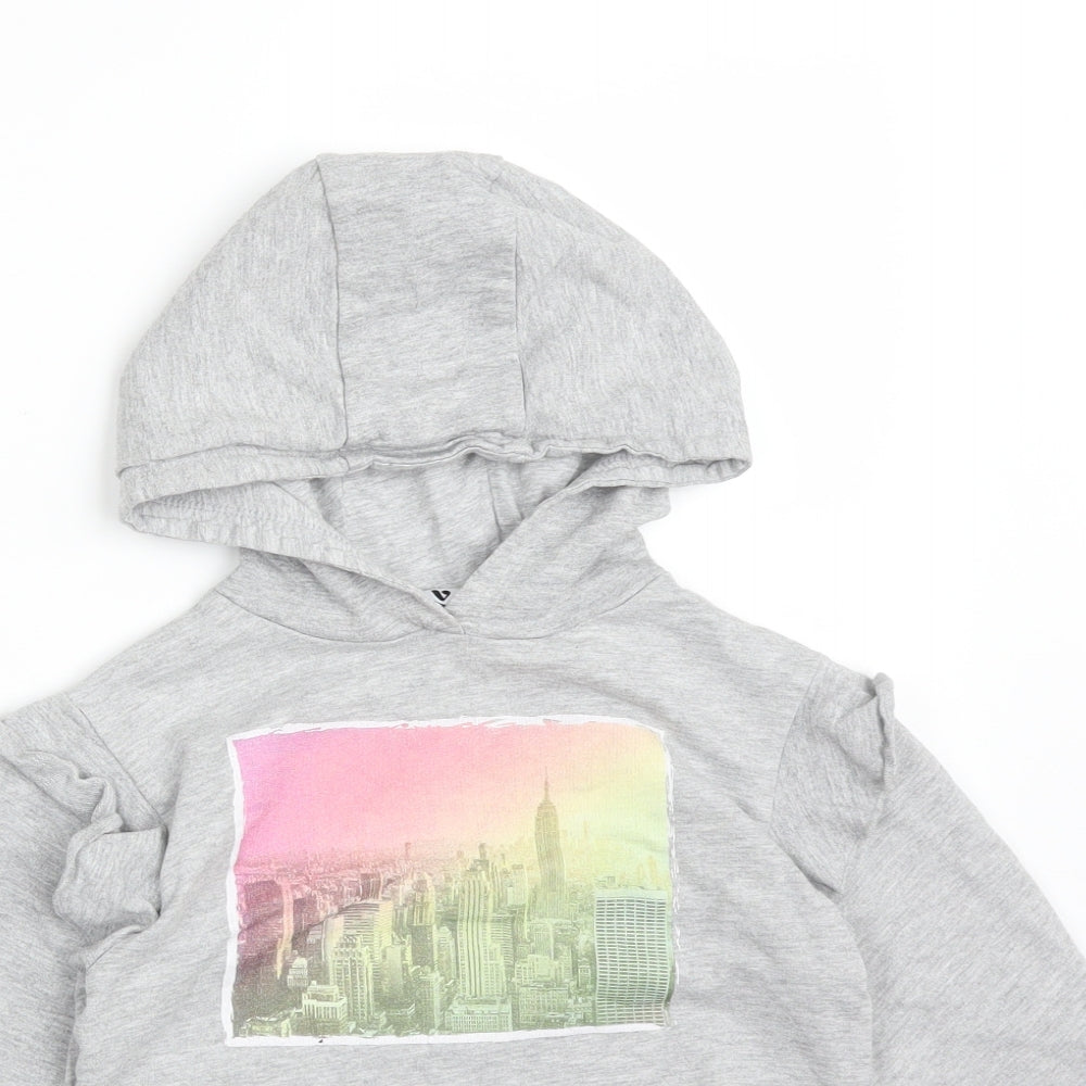 Very Girls Grey   Pullover Hoodie Size 6 Years  - CITY