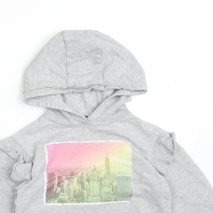 Very Girls Grey   Pullover Hoodie Size 6 Years  - CITY