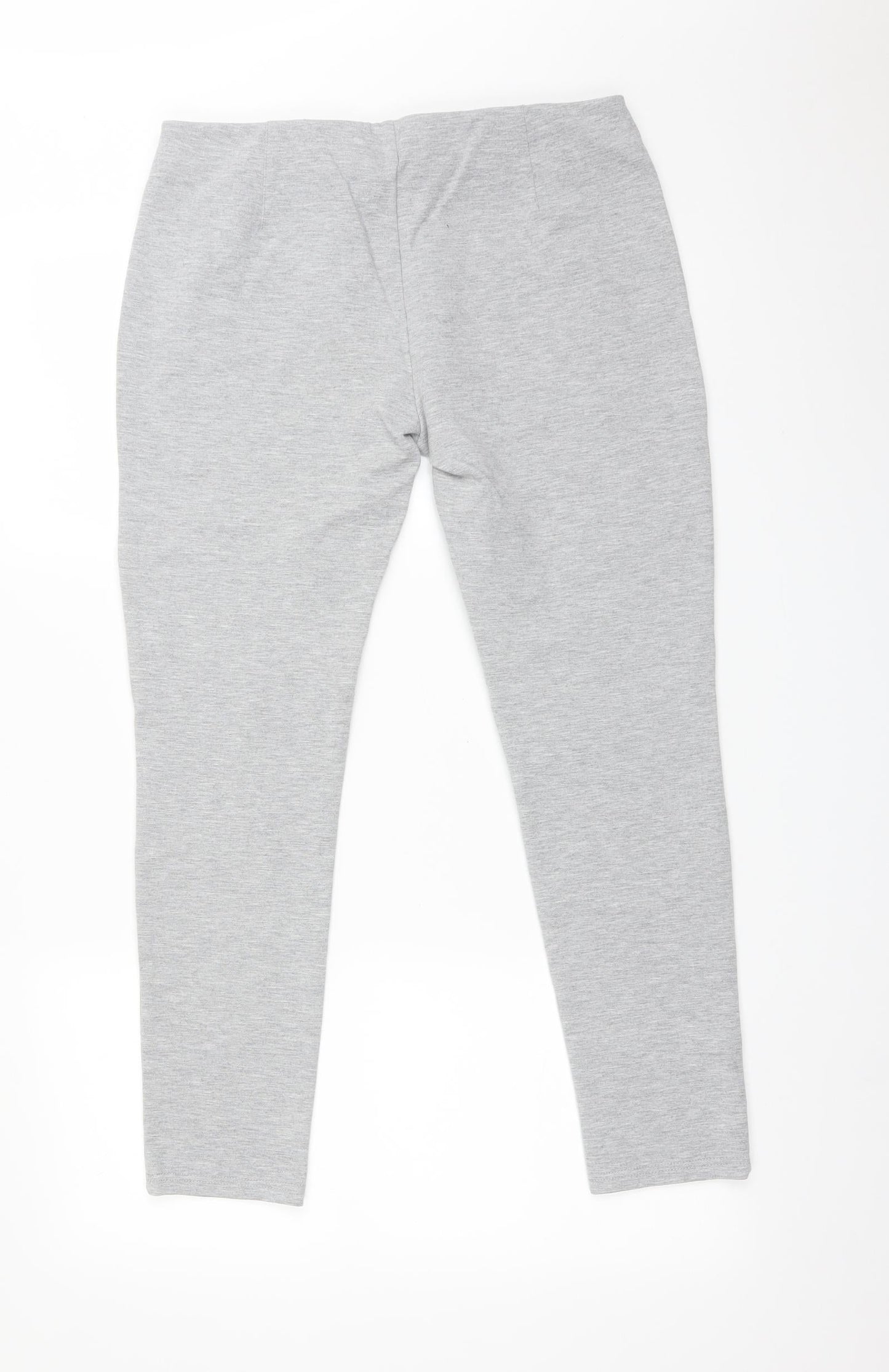 Womens UK Size XL Preworn Regular Fit Jegging Grey Trousers