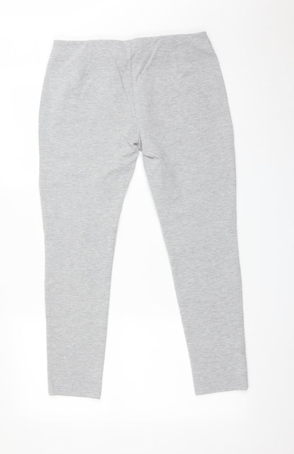 Womens UK Size XL Preworn Regular Fit Jegging Grey Trousers