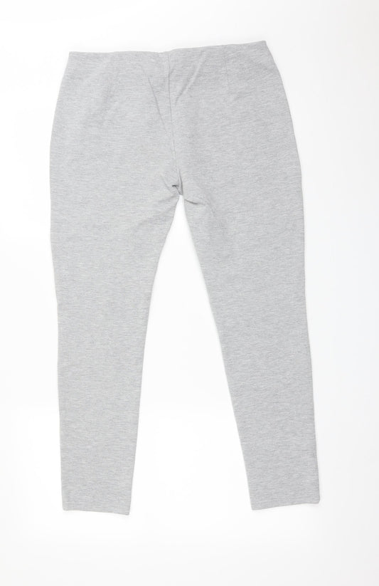 Womens UK Size XL Preworn Regular Fit Jegging Grey Trousers