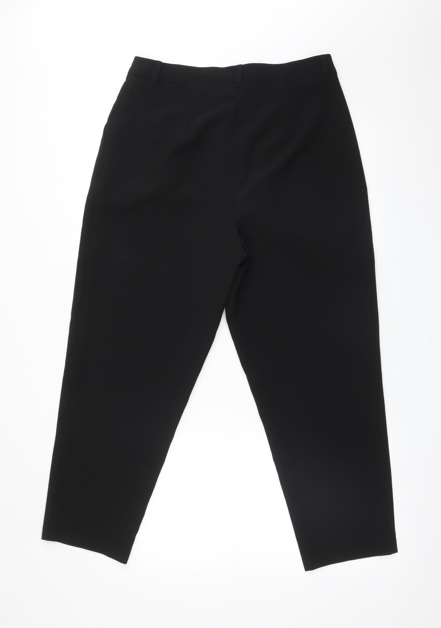 Womens UK Size M VERO MODA Regular Fit  Black Trousers