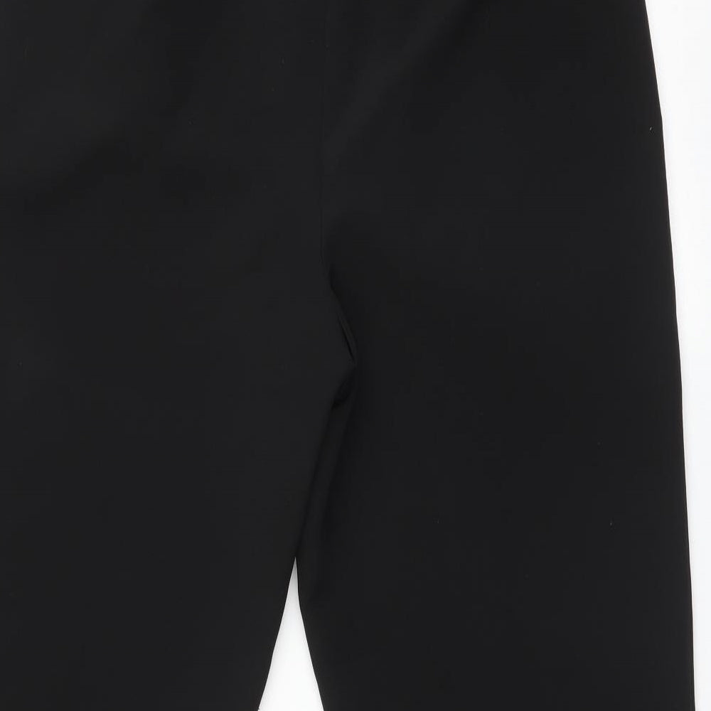 Womens UK Size M VERO MODA Regular Fit  Black Trousers