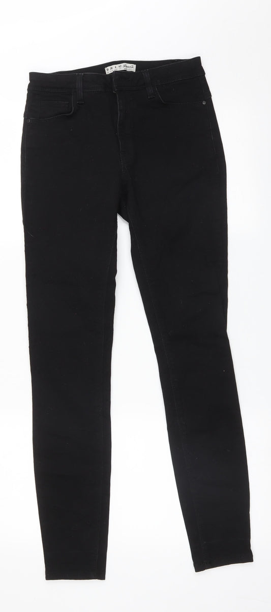 DENIM CO Womens Black   Skinny Jeans Size 10 L30 in
