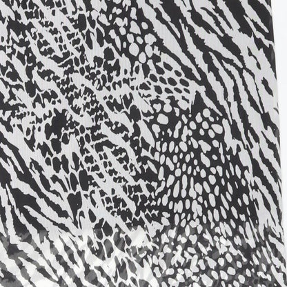 Boohoo Womens Multicoloured Animal Print  Straight & Pencil Skirt Size 8