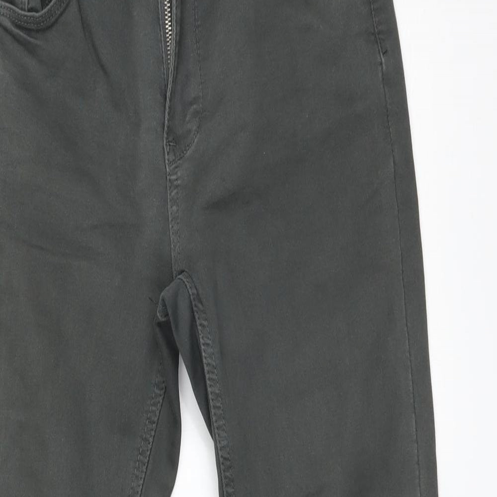Womens UK Size S Denim Regular Fit Skinny Green Jeans