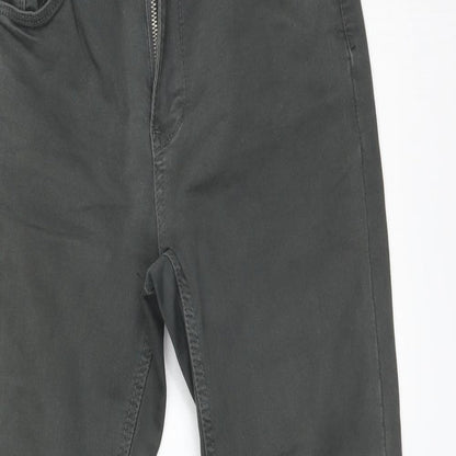 Womens UK Size S Denim Regular Fit Skinny Green Jeans