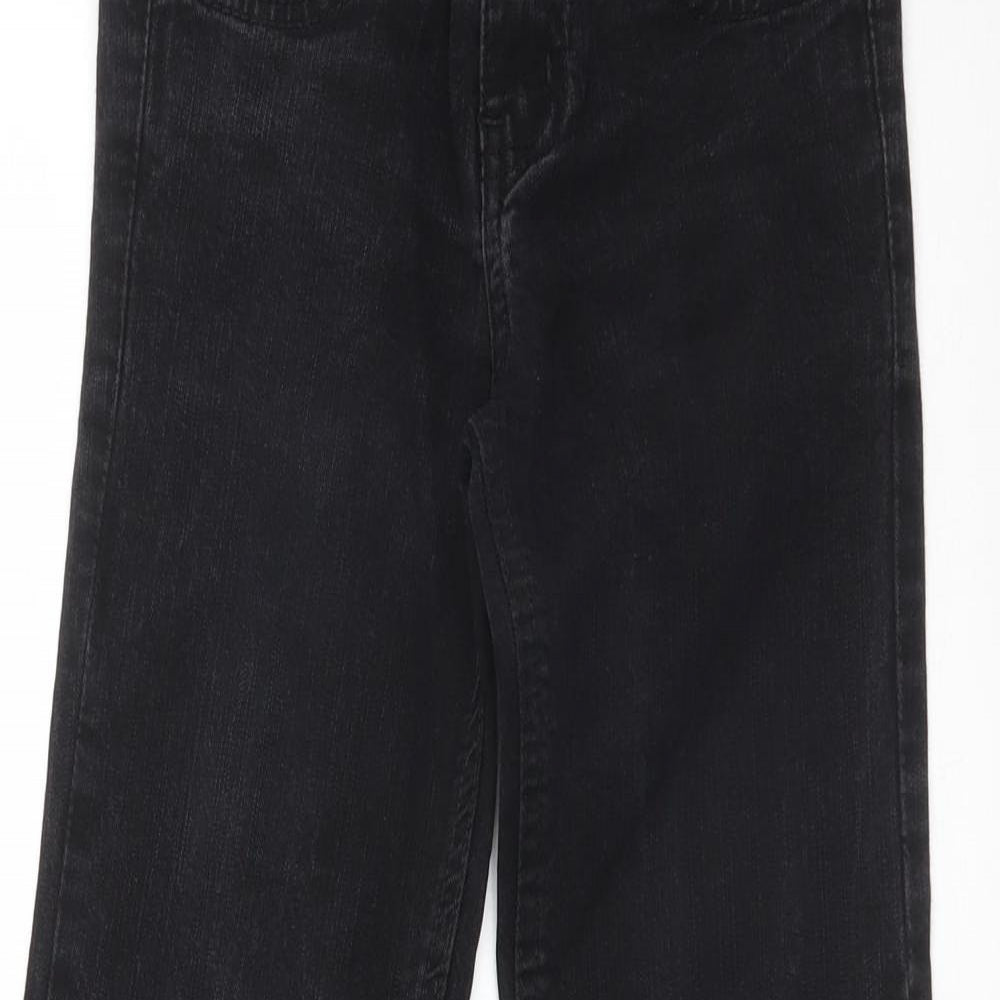 YD Girls Black   Straight Jeans Size 10-11 Years