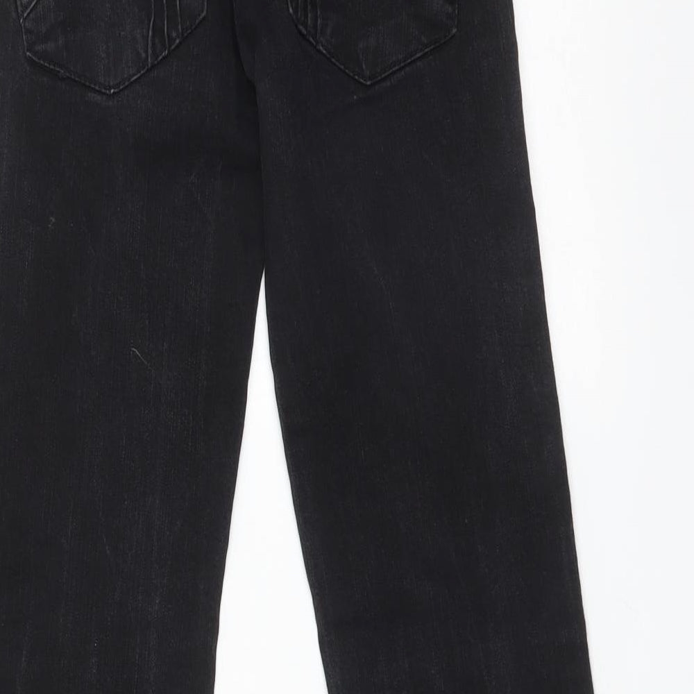 YD Girls Black   Straight Jeans Size 10-11 Years