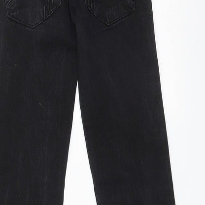 YD Girls Black   Straight Jeans Size 10-11 Years