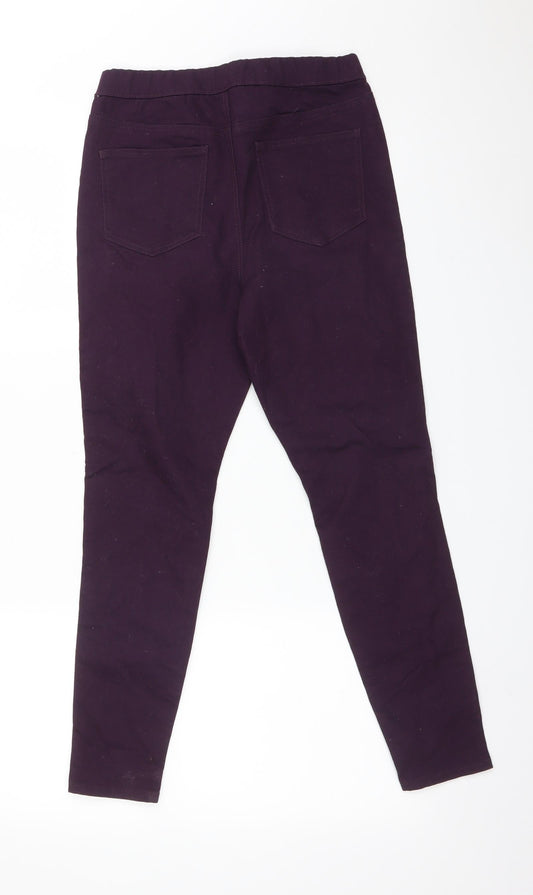 Womens UK Size 8 Papaya Regular Fit Jegging Purple Jeans