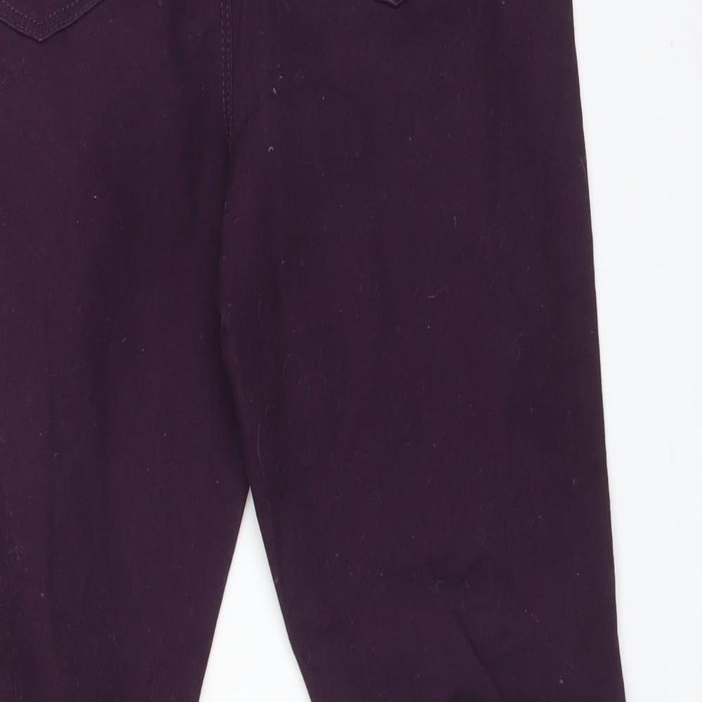 Womens UK Size 8 Papaya Regular Fit Jegging Purple Jeans