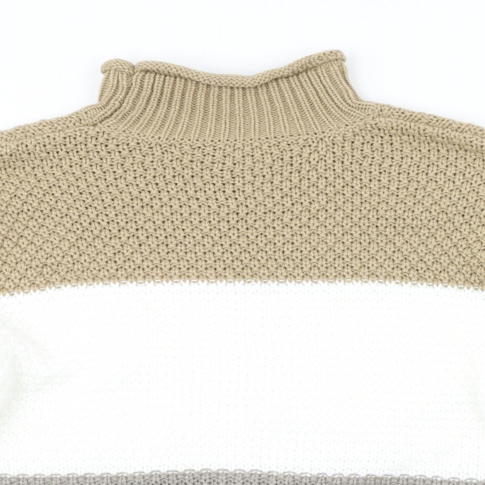 Womens UK Size S Preworn Multicoloured Pullover Jumper