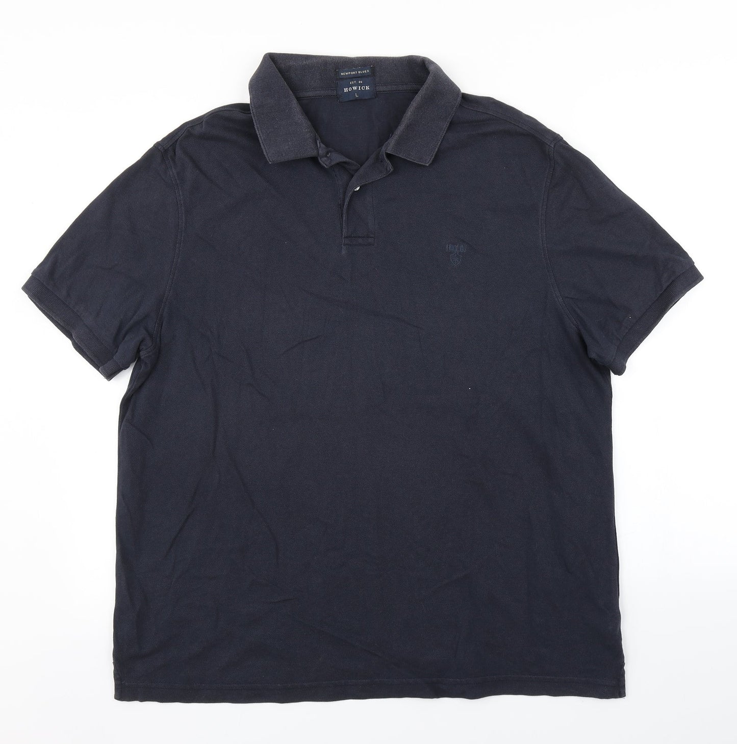 Newport Blue Mens Blue    Polo Size L