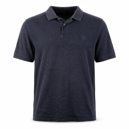 Mens UK Size L Newport Blue Cotton Polo Shirt