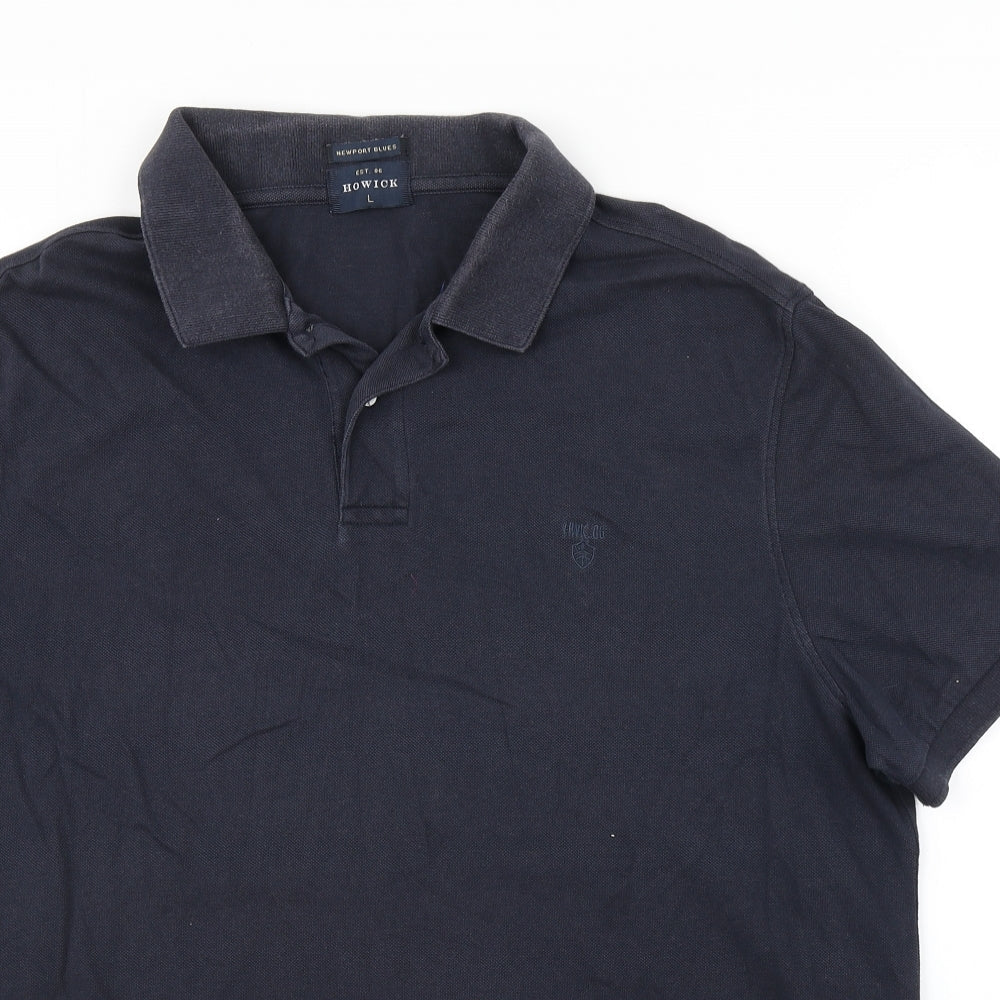 Newport Blue Mens Blue    Polo Size L