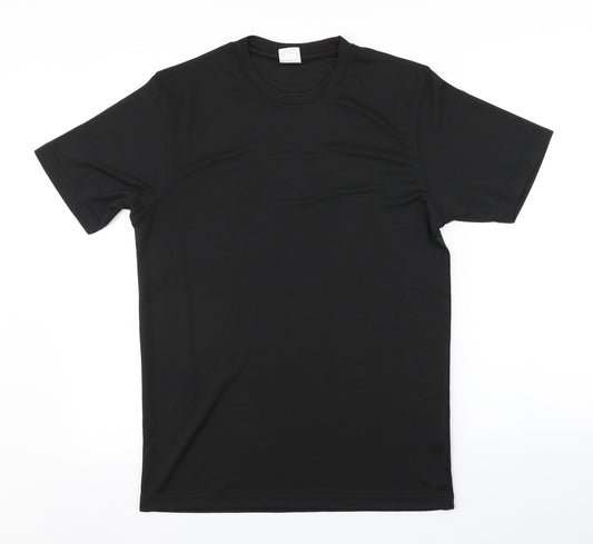 Mens UK Size S Preworn Black  T-Shirt