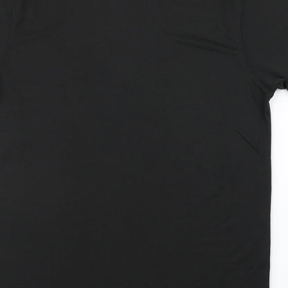 Mens UK Size S Preworn Black  T-Shirt