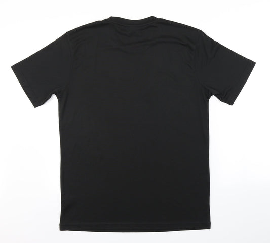 Mens UK Size L Preworn Black  T-Shirt
