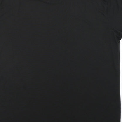 Mens UK Size L Preworn Black  T-Shirt