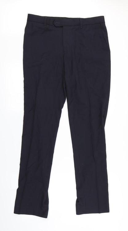 Womens UK Size 34 in NEXT Regular Fit  Blue Trousers