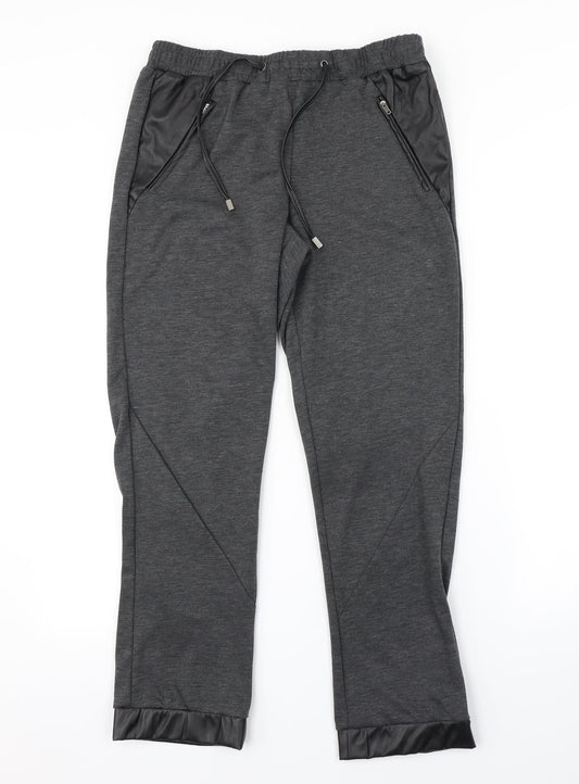 Womens UK Size 10 URBAN BLISS Regular Fit Sweatpants Grey Trousers