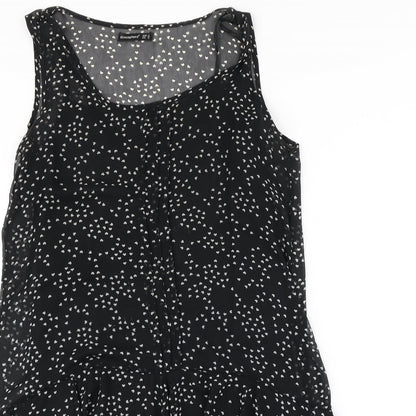 Atmosphere Womens Black Geometric  A-Line  Size 12