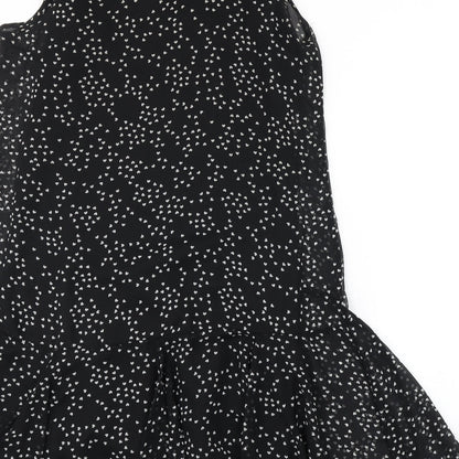 Atmosphere Womens Black Geometric  A-Line  Size 12