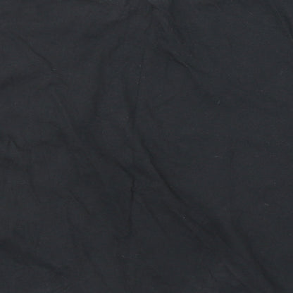 Womens UK Size 6 Topshop Grey Cropped T-Shirt