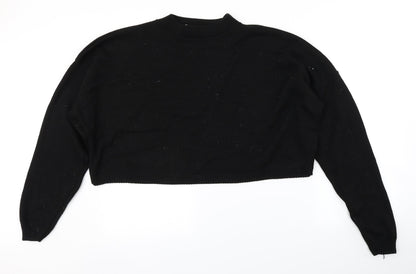 Womens UK Size 16 In the Style Black Pullover Jumper