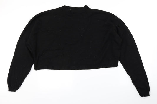Womens UK Size 16 In the Style Black Pullover Jumper