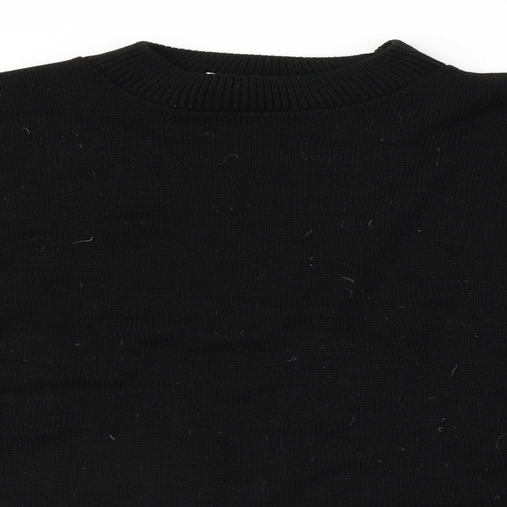 Womens UK Size 16 In the Style Black Pullover Jumper