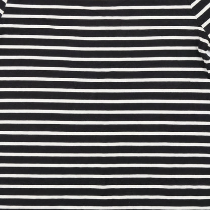 Womens UK Size  Preworn Black Basic T-Shirt