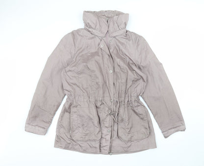 Womens UK Size 18 BM Purple Pea Coat