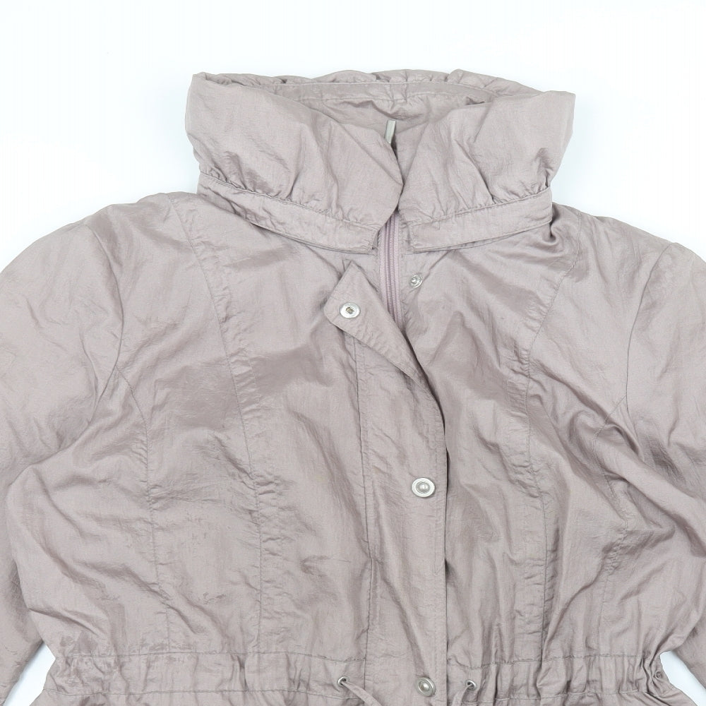 Womens UK Size 18 BM Purple Pea Coat