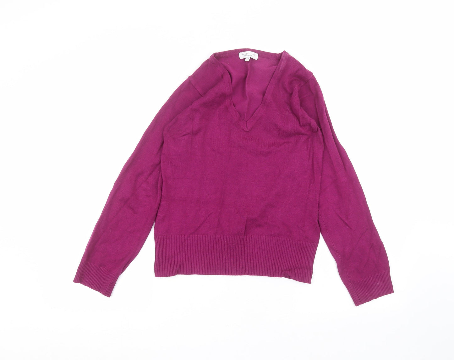 Womens UK Size 10 Debinhams Pink Basic T-Shirt