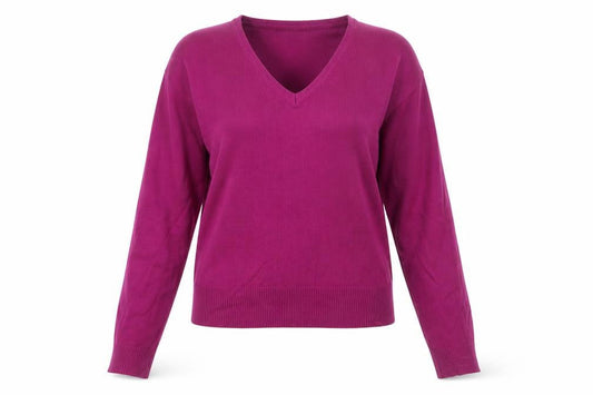 Front view of Debenhams women’s pink basic t-shirt, size UK 10