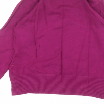 Womens UK Size 10 Debinhams Pink Basic T-Shirt