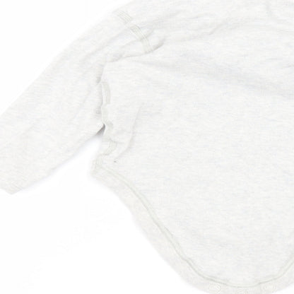 Marks and Spencer Baby Grey   Babygrow One-Piece Size 12-18 Months