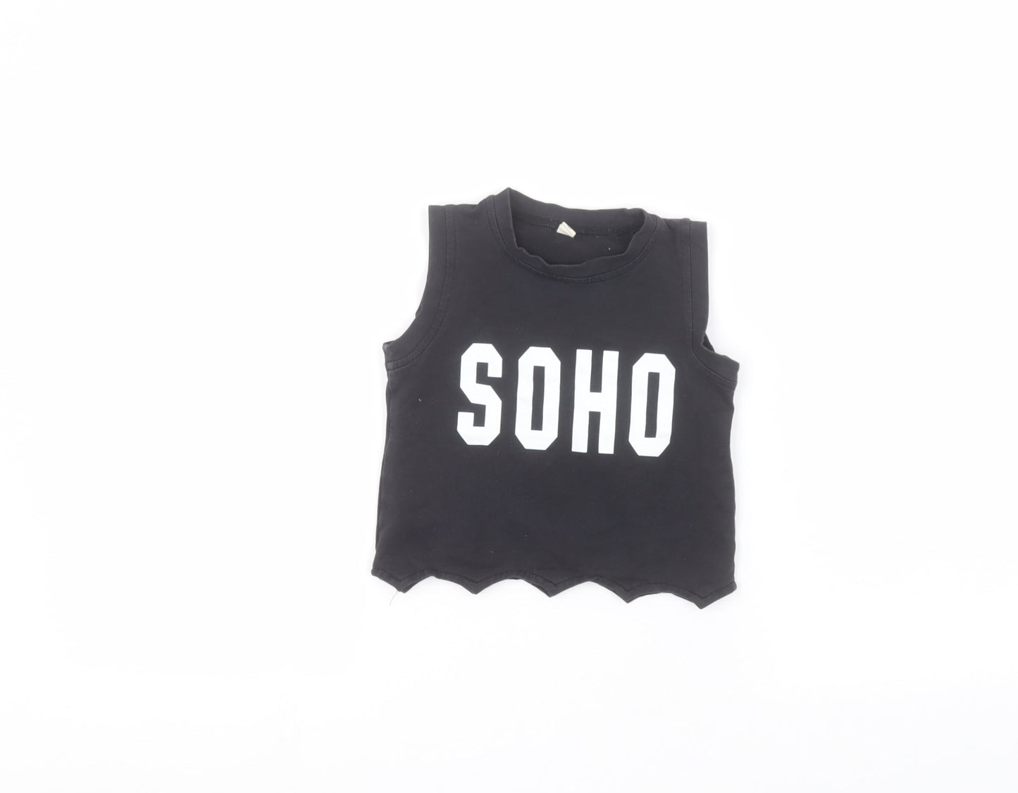 Preworn Baby Black   Basic T-Shirt Size 9-12 Months