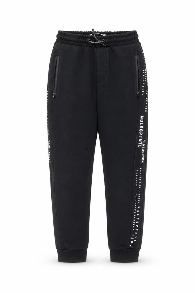 Front view of Zara girls’ blue sweatpants, size 9, months