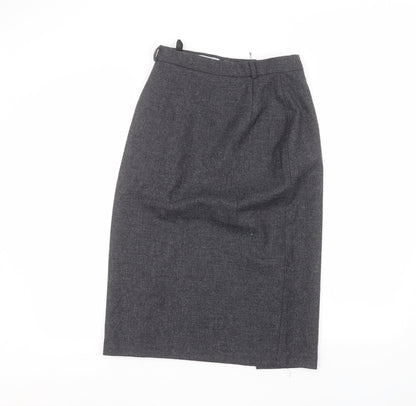 Edinburgh Womens Black   A-Line Skirt Size 12