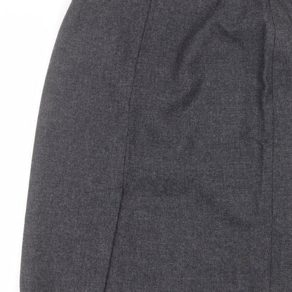 Edinburgh Womens Black   A-Line Skirt Size 12
