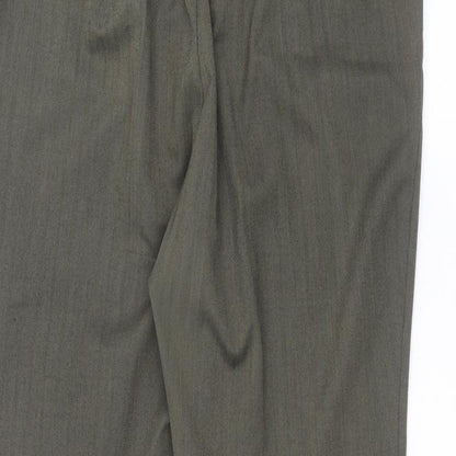 Womens UK Size 20 Marks and Spencer Regular Fit  Green Trousers