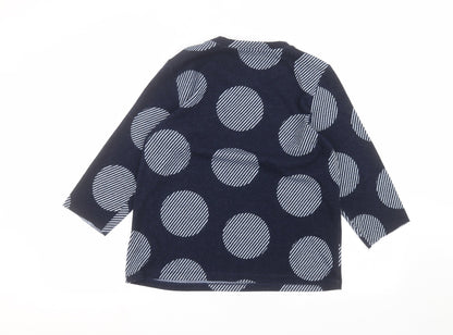 Womens UK Size 12 Marks and Spencer Blue Pullover Jumper