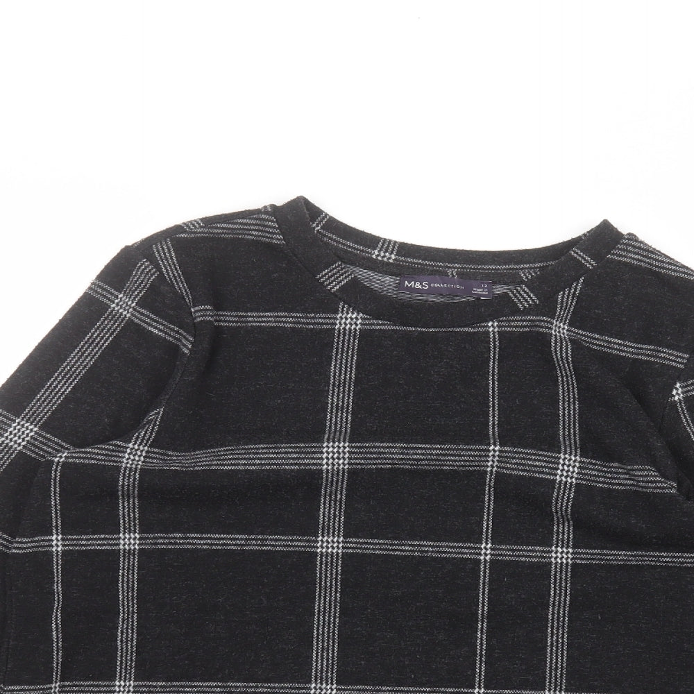 Womens UK Size 12 Marks and Spencer Black Pullover Jumper