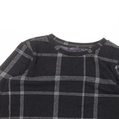Womens UK Size 12 Marks and Spencer Black Pullover Jumper