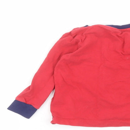 Matalan Boys Red   Basic T-Shirt Size 2-3 Years